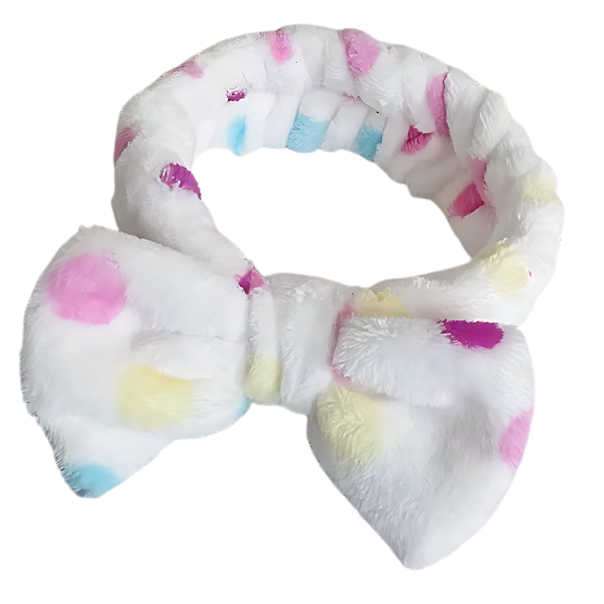Soft Plush Bow Spa Headband